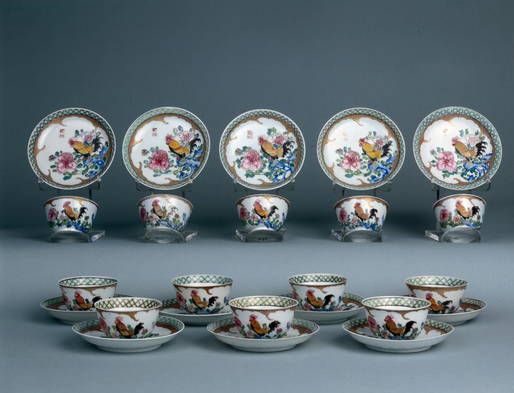 图片[1]-cup; saucer BM-PDF-A.835-China Archive